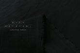 DEADSTOCK Japanese Fabric Shokunin Collection Yarn-dyed Kotohiradaki 35 Twill - black - 50cm